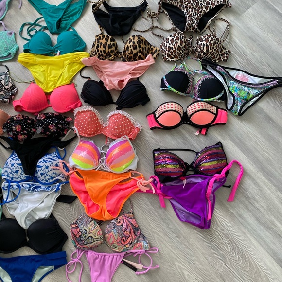 Victoria’s Secret Bikini Sets 34B/32C & Mostly Size Small Bikini Bottoms - Read - Picture 4 of 16